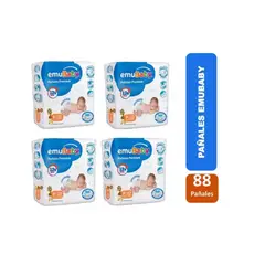 EMUBABY - Premium P X4 Paquetes 88 pañales