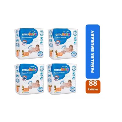 Imagen 2 del producto Premium P X4 Paquetes 88 pañales