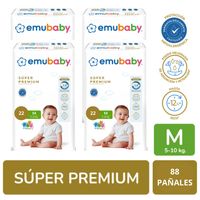 Premium M X4 paquetes 88 pañales