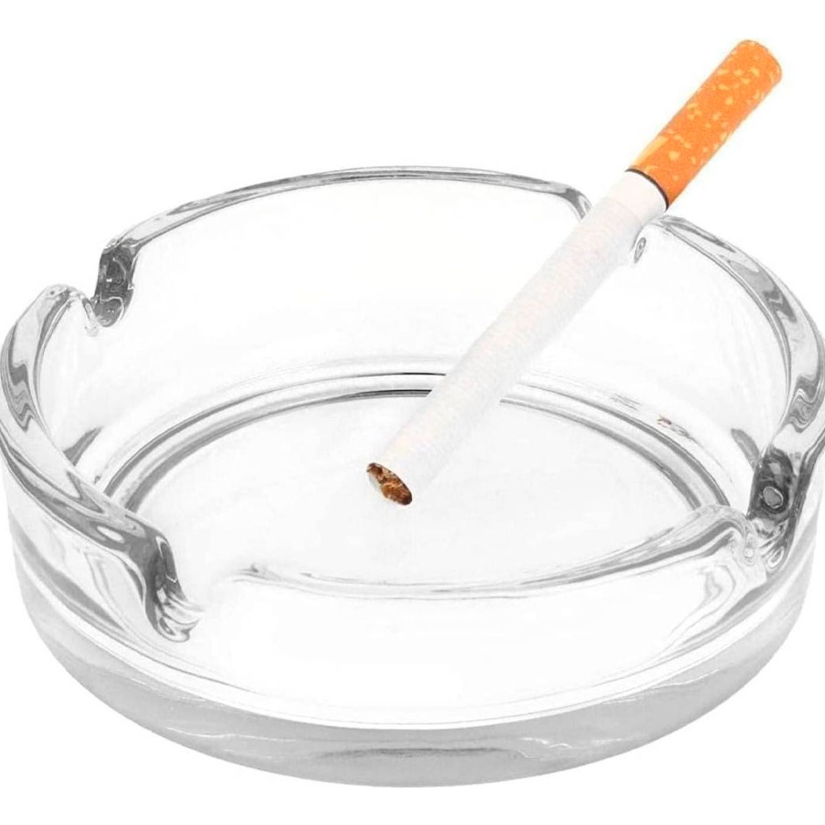 ALLEGRA - Cenicero Redondo De Vidrio 10,5 Cms Allegra.