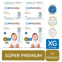 Premium XG x4 paquetes 56 pañales