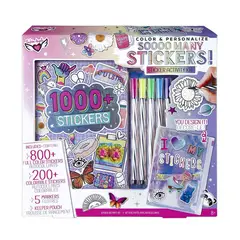 FASHION ANGELS - Libro Con 1000 Stickers Marcadores Estuche