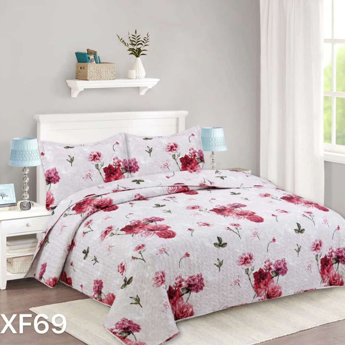 GENERICO - Cubrecama Quilt 2 Plazas Hermosos Diseños