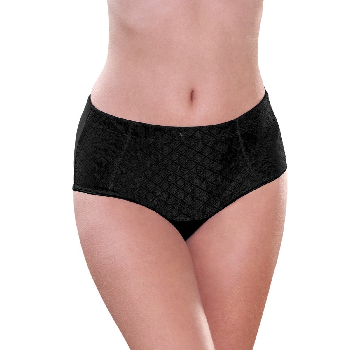 BAZIANI - Calzón Alto Encaje 20417