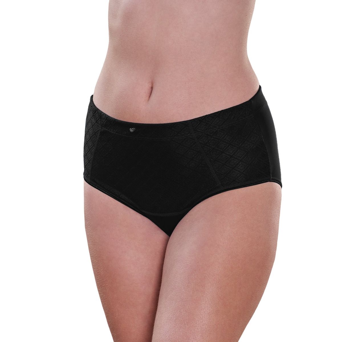 BAZIANI - Calzón Alto Encaje 20417