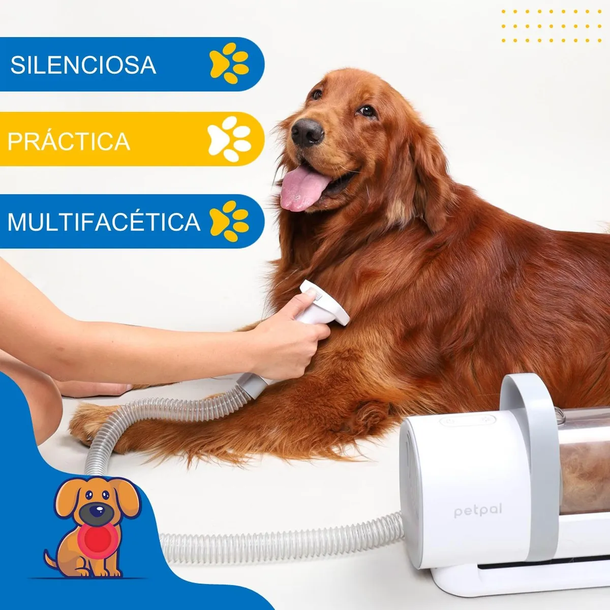 PETPAL - Maquina Corta Pelo y Aspiradora Profesional Perro Petpal