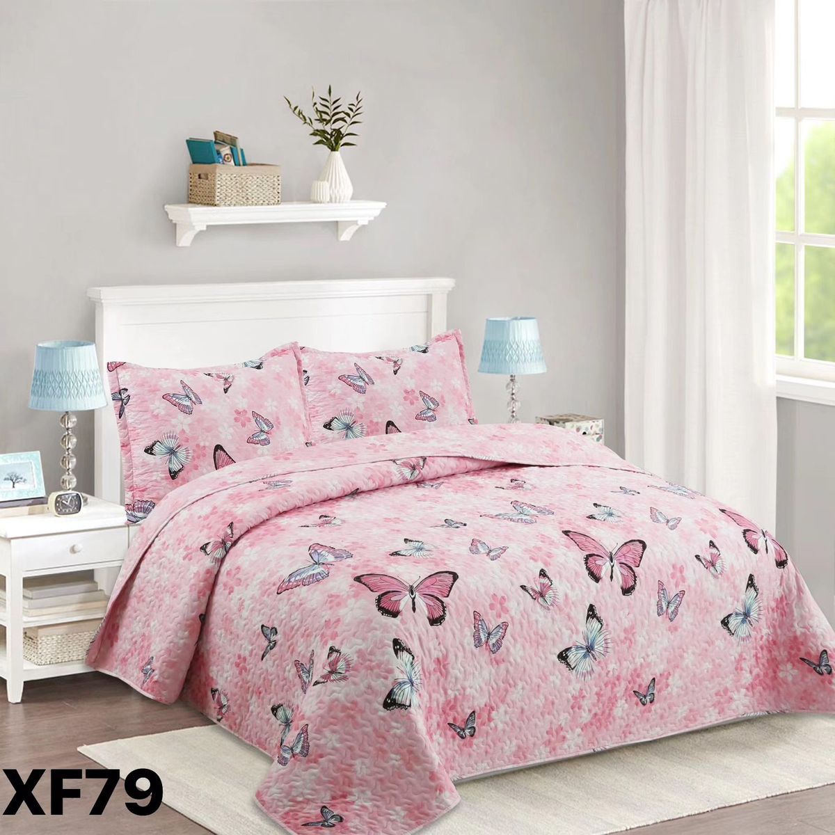 GENERICO - Cubrecama Quilt 2 Plazas Hermosos Diseños