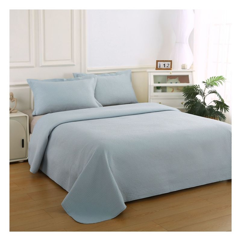 ILLUSIONS - Quilt Atenas 2 Plazas Illusions Diseño Moderno Gris