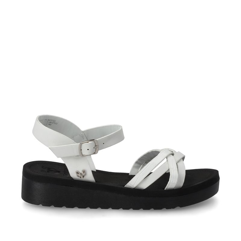 GOTTA - Sandalia Mujer Blanca Croco 13211
