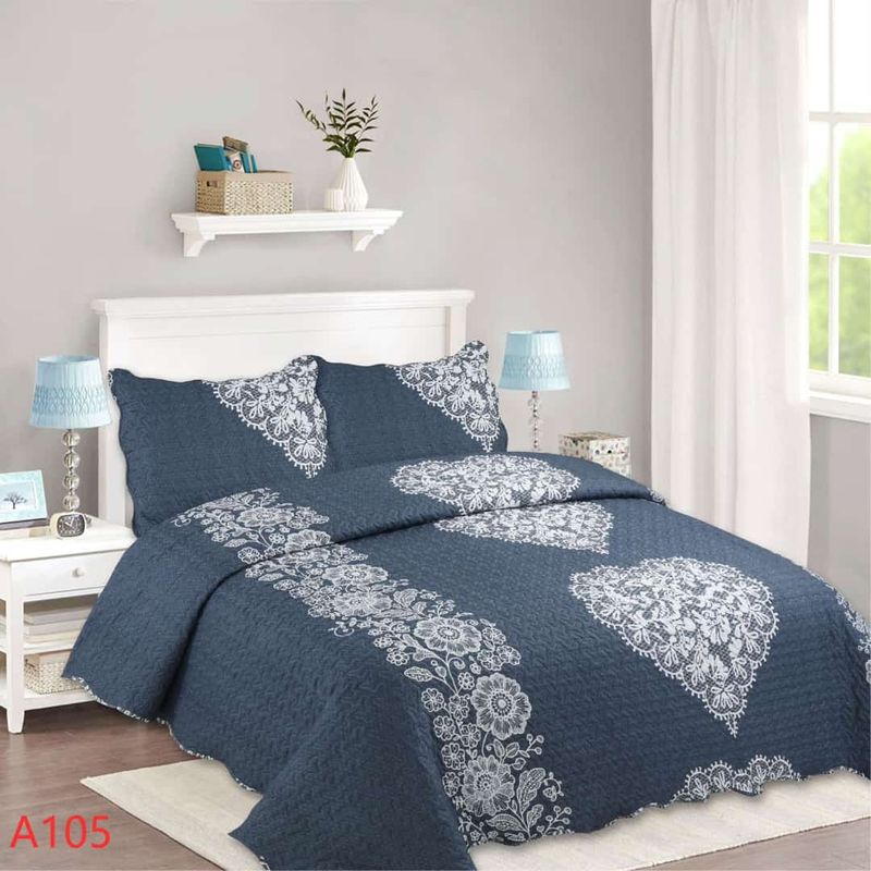 GENERICO - Cubrecama Quilt 2 Plazas Hermosos Diseños
