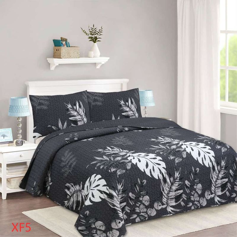 GENERICO - Cubrecama Quilt King Hermosos Diseños
