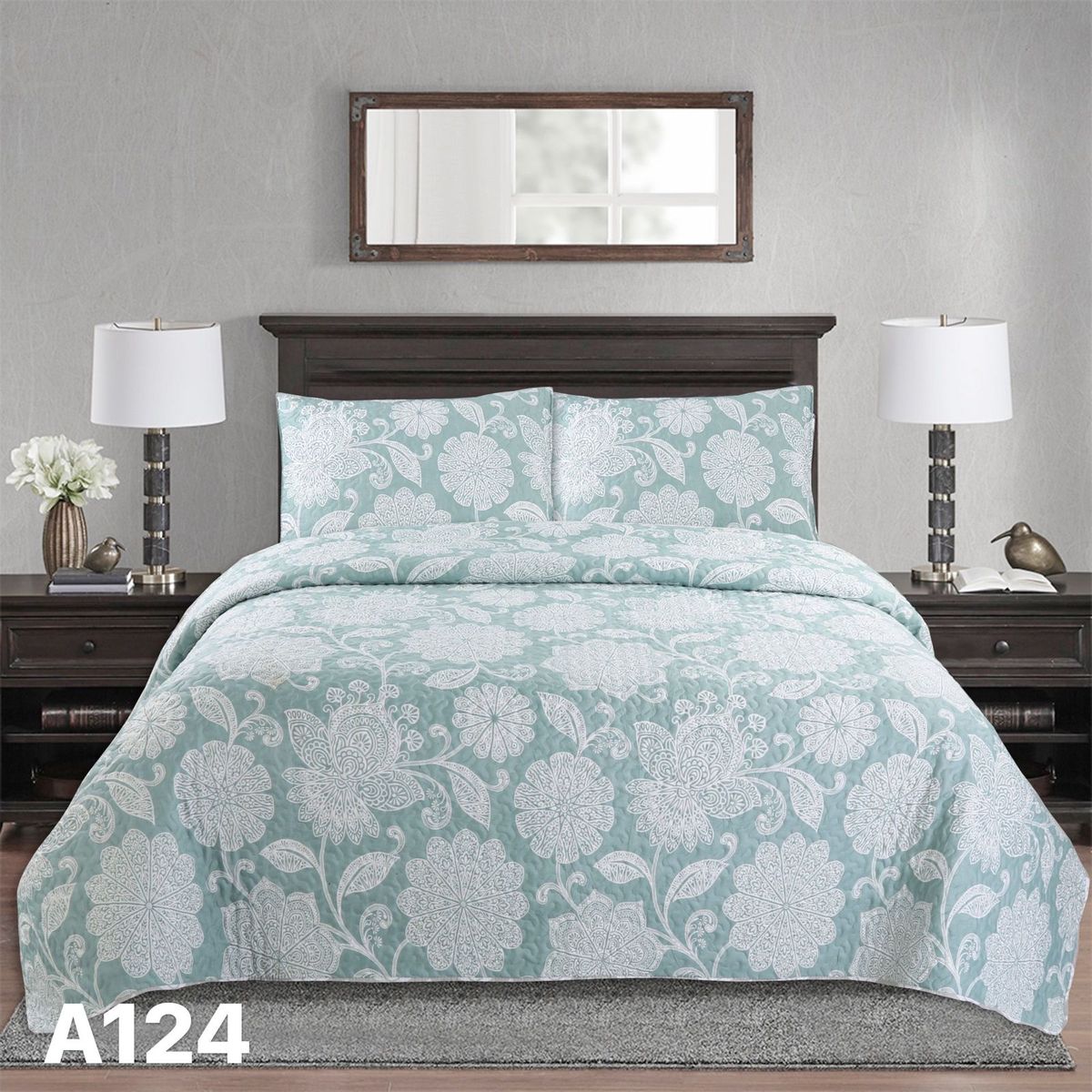 GENERICO - Cubrecama Quilt 2 Plazas Hermosos Diseños