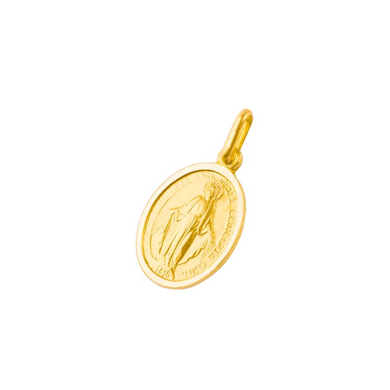 JB JOYAS BARON - Colgantes de Oro 18kt Modelo Virgen Pequeña