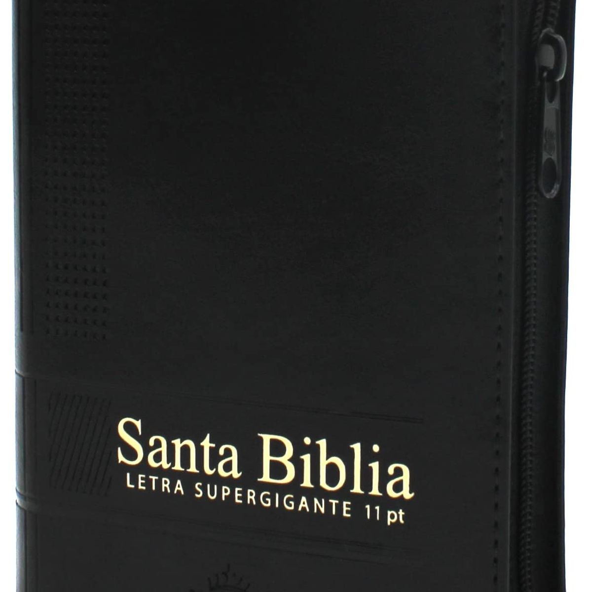 SOCIEDADES BIBLICAS UNIDAS - Biblia Letra Grande 11 puntos tamaño compacto negro cierre