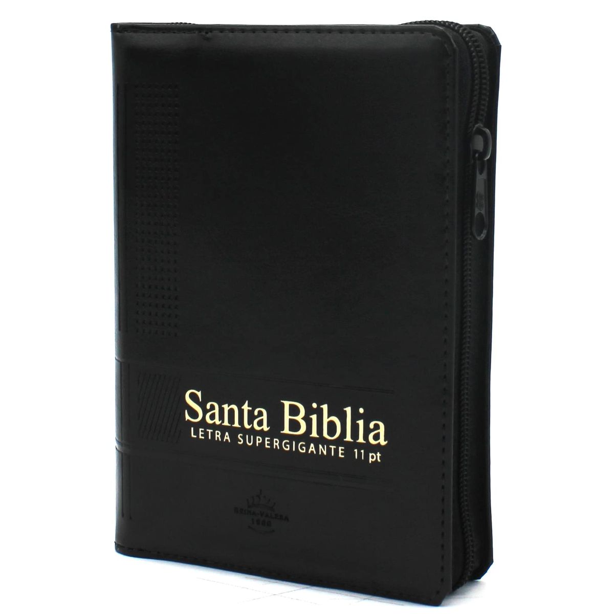 SOCIEDADES BIBLICAS UNIDAS - Biblia Letra Grande 11 puntos tamaño compacto negro cierre