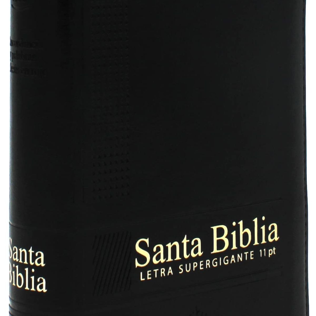 SOCIEDADES BIBLICAS UNIDAS - Biblia Letra Grande 11 puntos tamaño compacto negro cierre