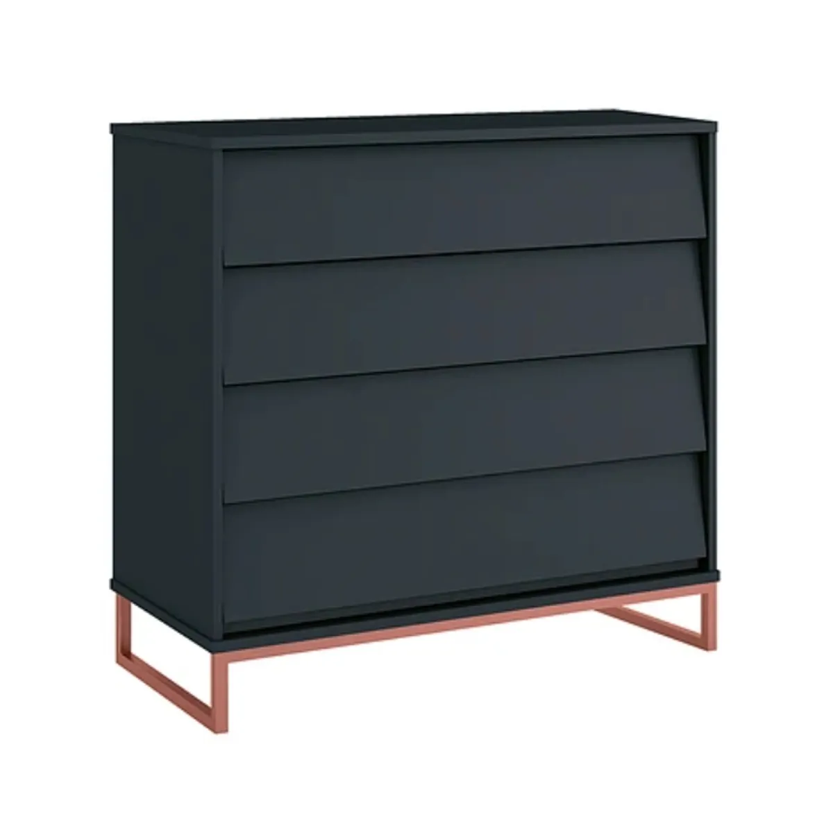 KIDSCOOL - COMODA NOAH DESING INDUSTRIAL GRAFITO BASE COBRE - 23029