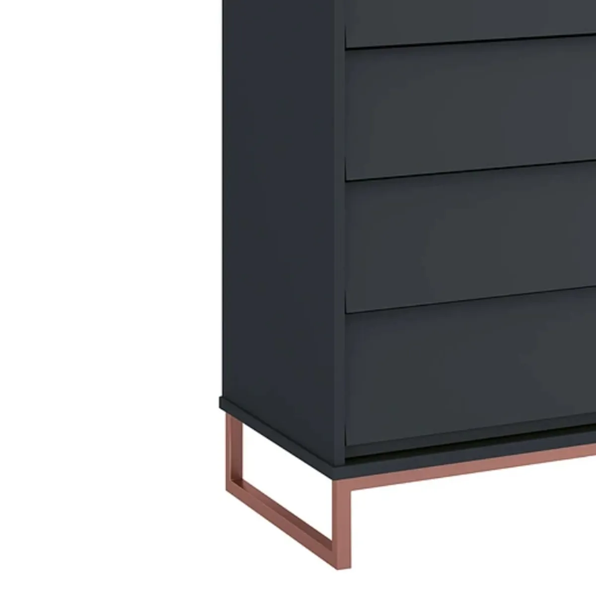 KIDSCOOL - COMODA NOAH DESING INDUSTRIAL GRAFITO BASE COBRE - 23029