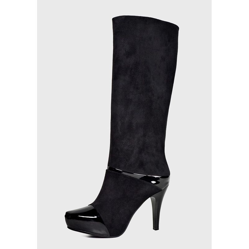 EDA MANZINI - Bota Jersey Negro EDA MANZINI.