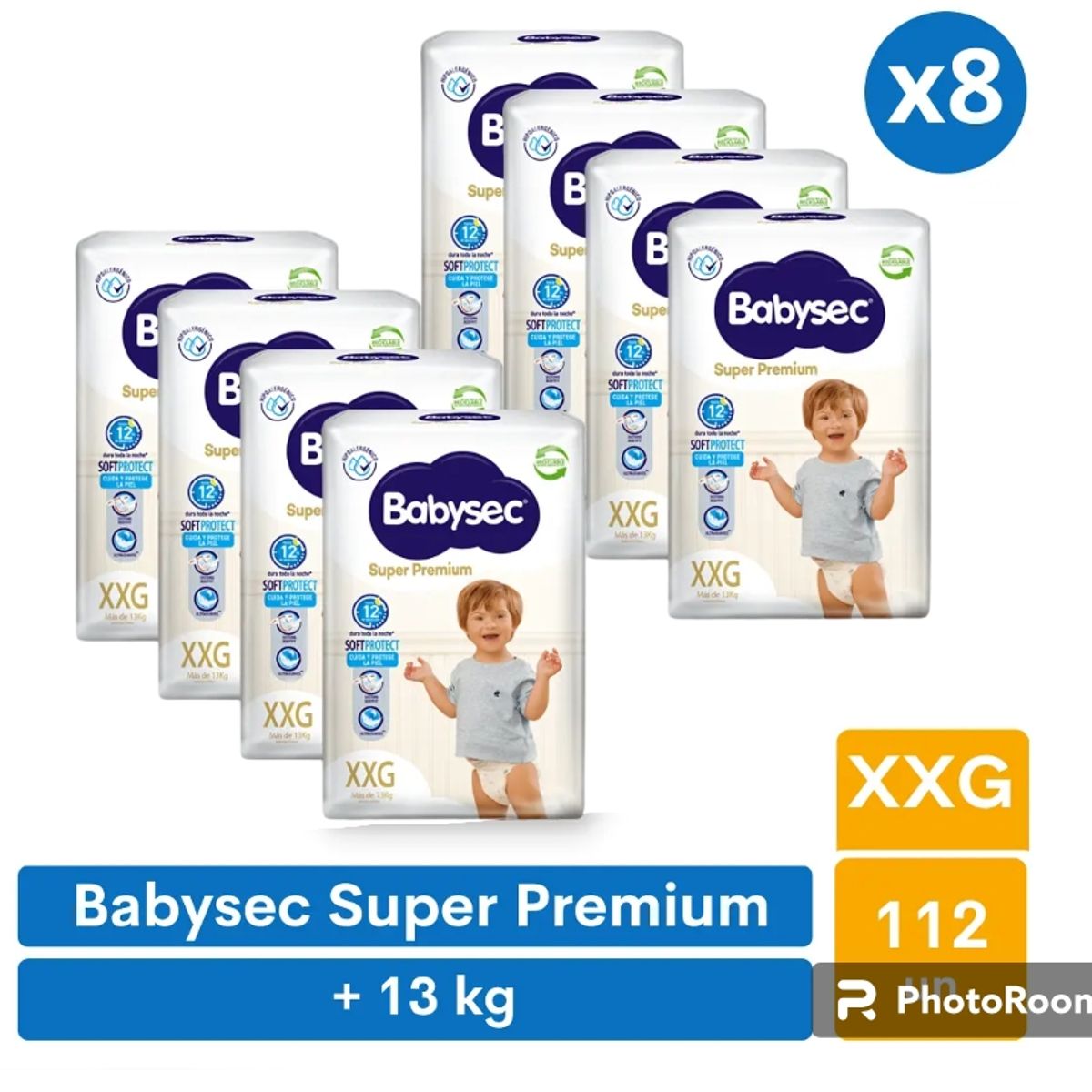 BABYSEC - Pañales Babysec Super Premium XXG 112 pañales