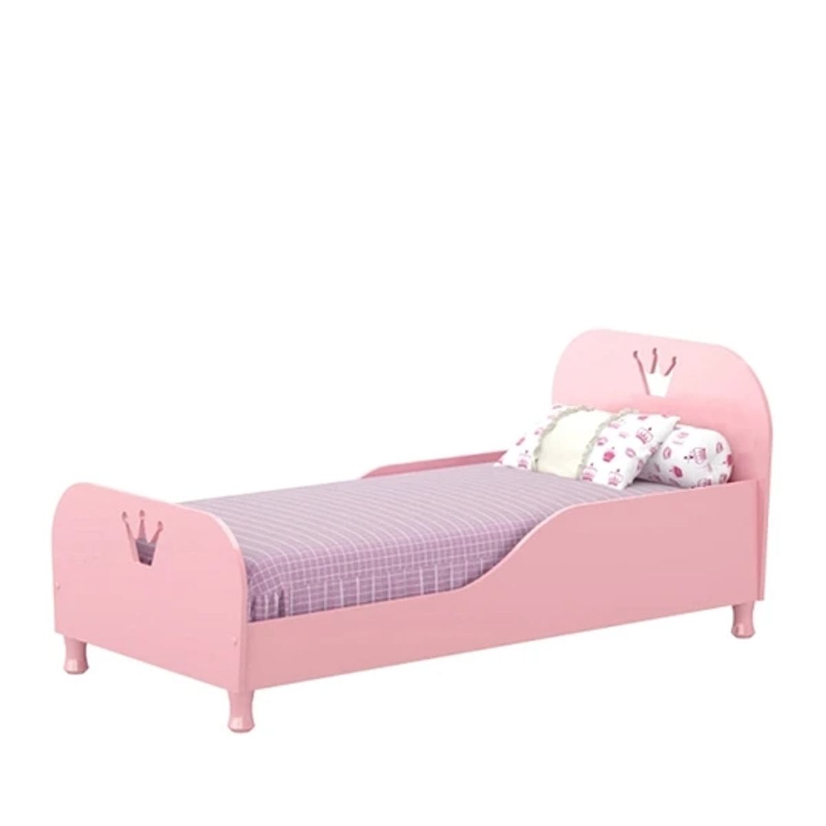 BE DESIGN - Mini Cama Infantil Mod Princesa Rosado