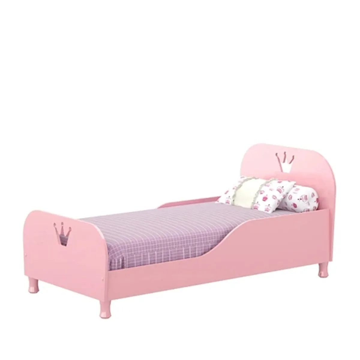 BE DESIGN - Mini Cama Infantil Mod Princesa Rosado