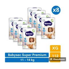 BABYSEC - Pañales Super Premium XG 112 pañales