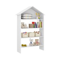 Repisa De Madera Modelo Casita