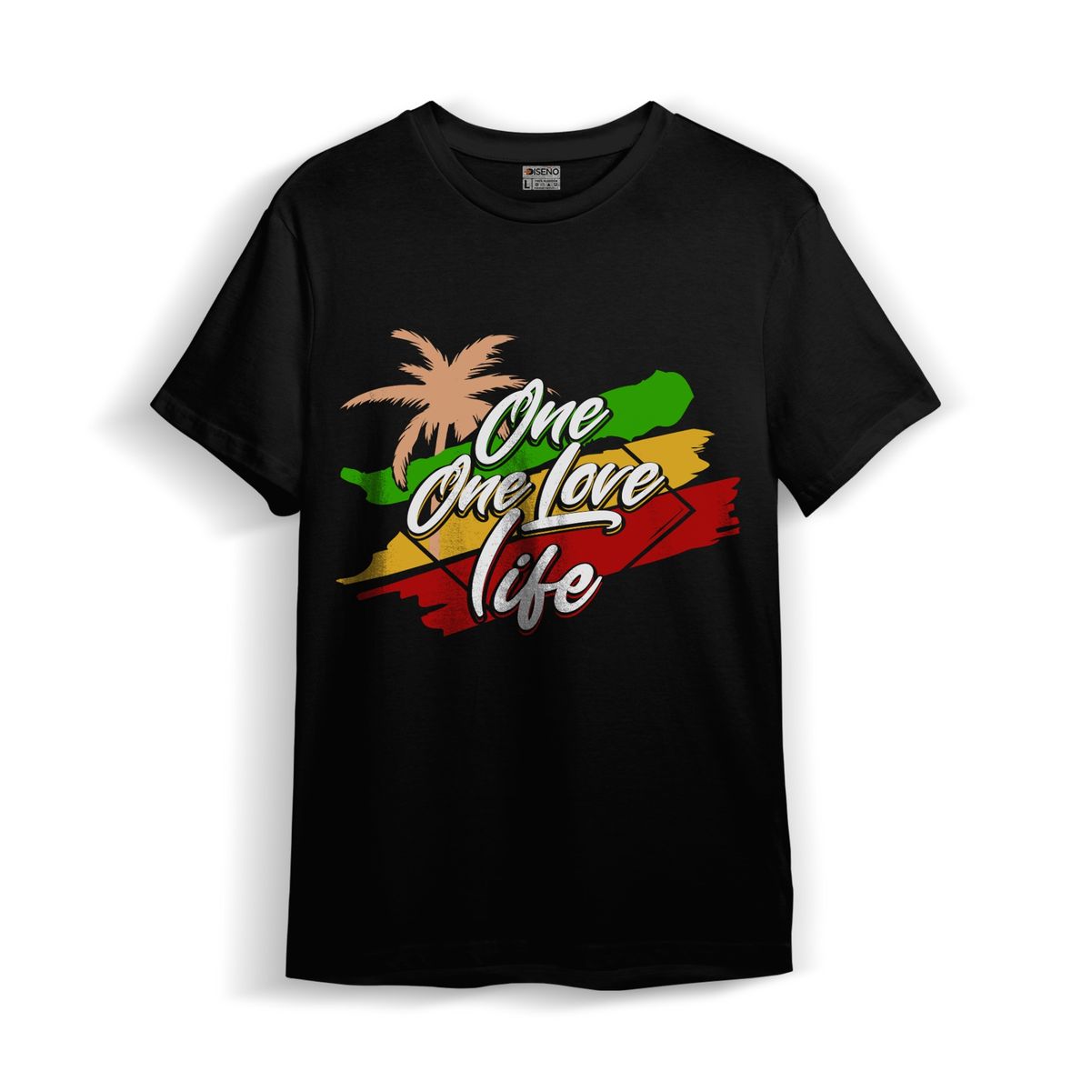 GENERICO - Polera 100 Algodón Estampado One Love One Life