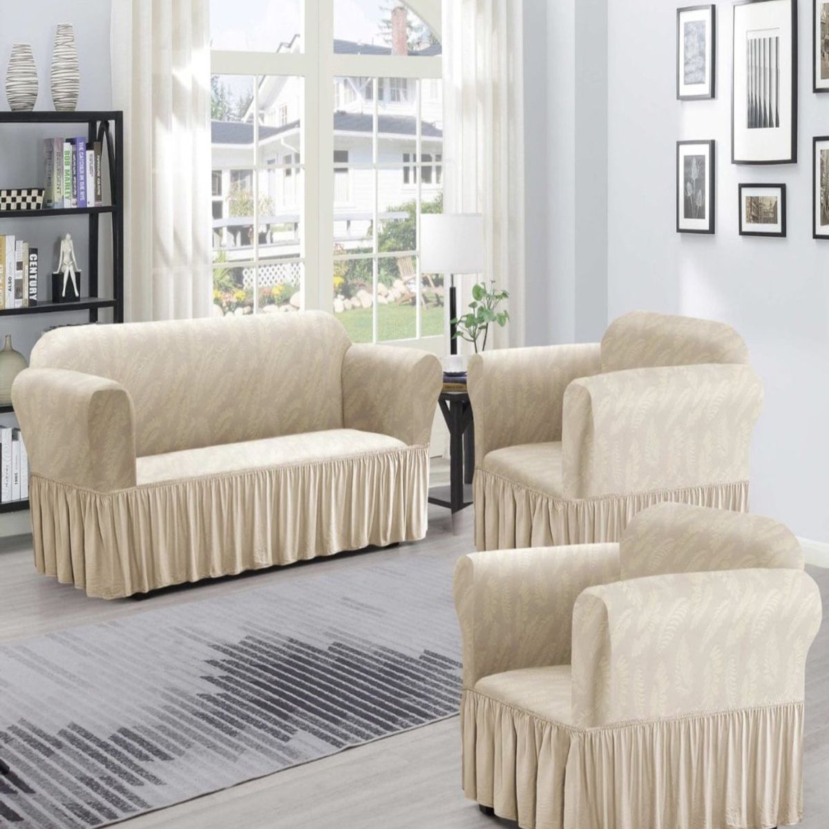 GENERICO - FUNDAS TURKAS 3 CUERPOS MAS 2 DE 1 CUERPO