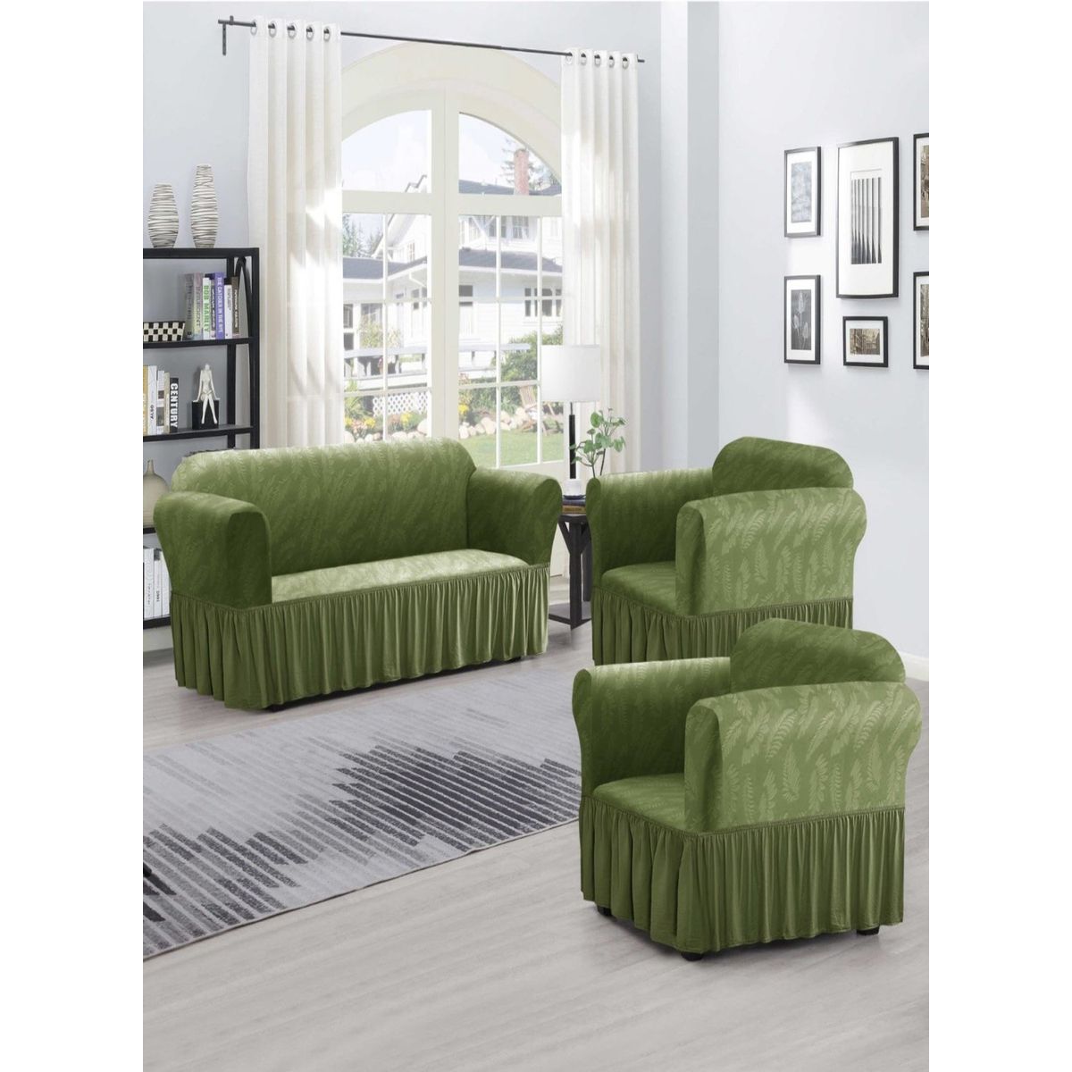 GENERICO - FUNDAS TURKAS 3 CUERPOS MAS 2 DE 1 CUERPO