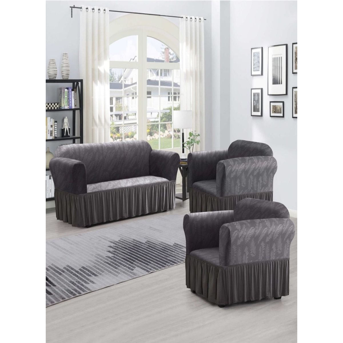 GENERICO - FUNDAS TURKAS 3 CUERPOS MAS 2 DE 1 CUERPO