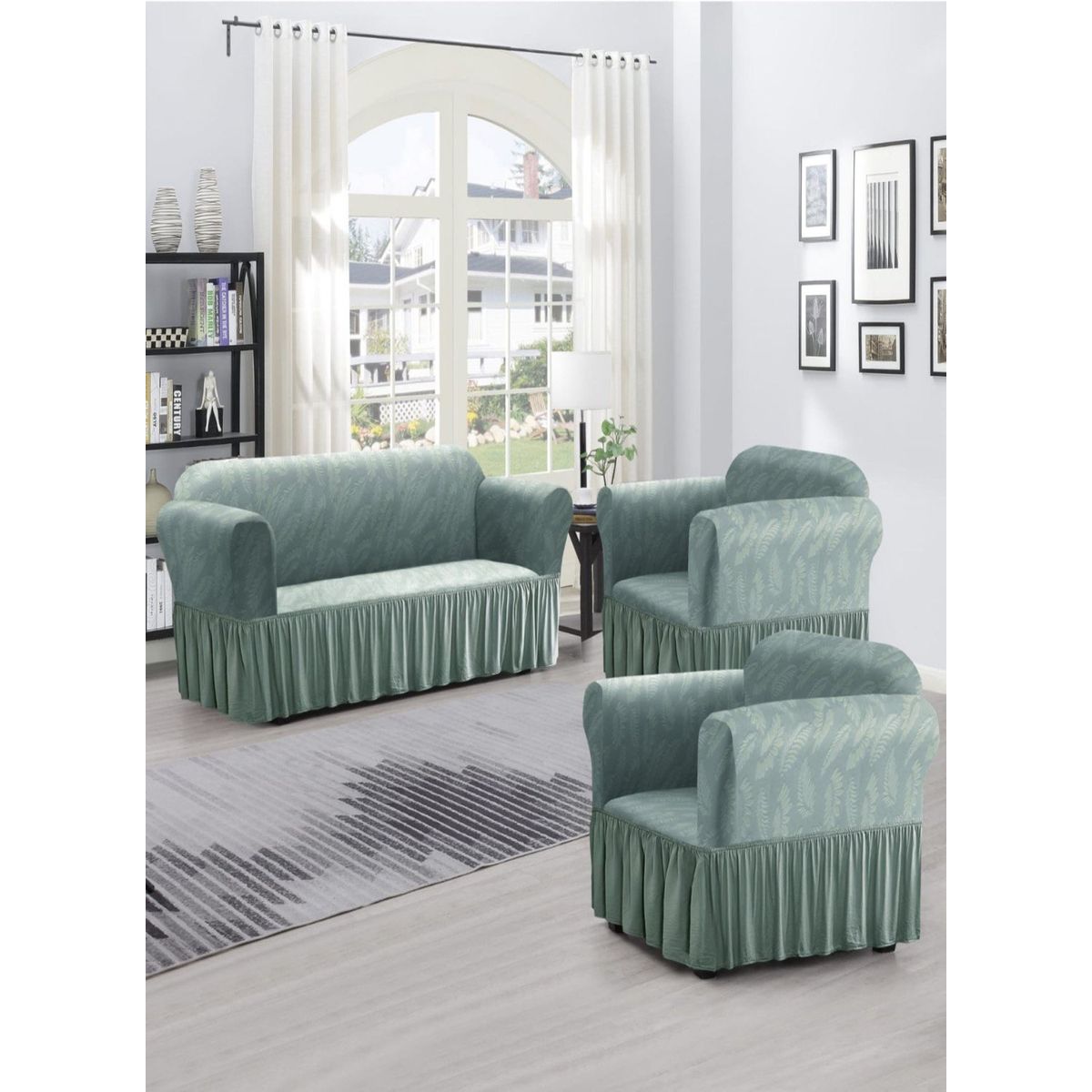 GENERICO - FUNDAS TURKAS 3 CUERPOS MAS 2 DE 1 CUERPO