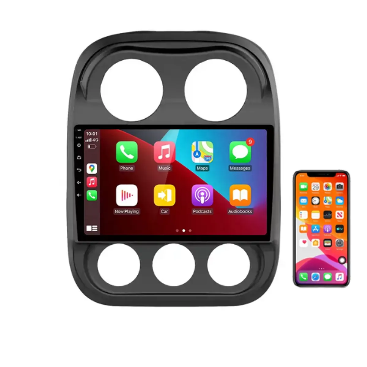 OEM - Radio Android Auto Carplay Jeep Compass 2010-2015