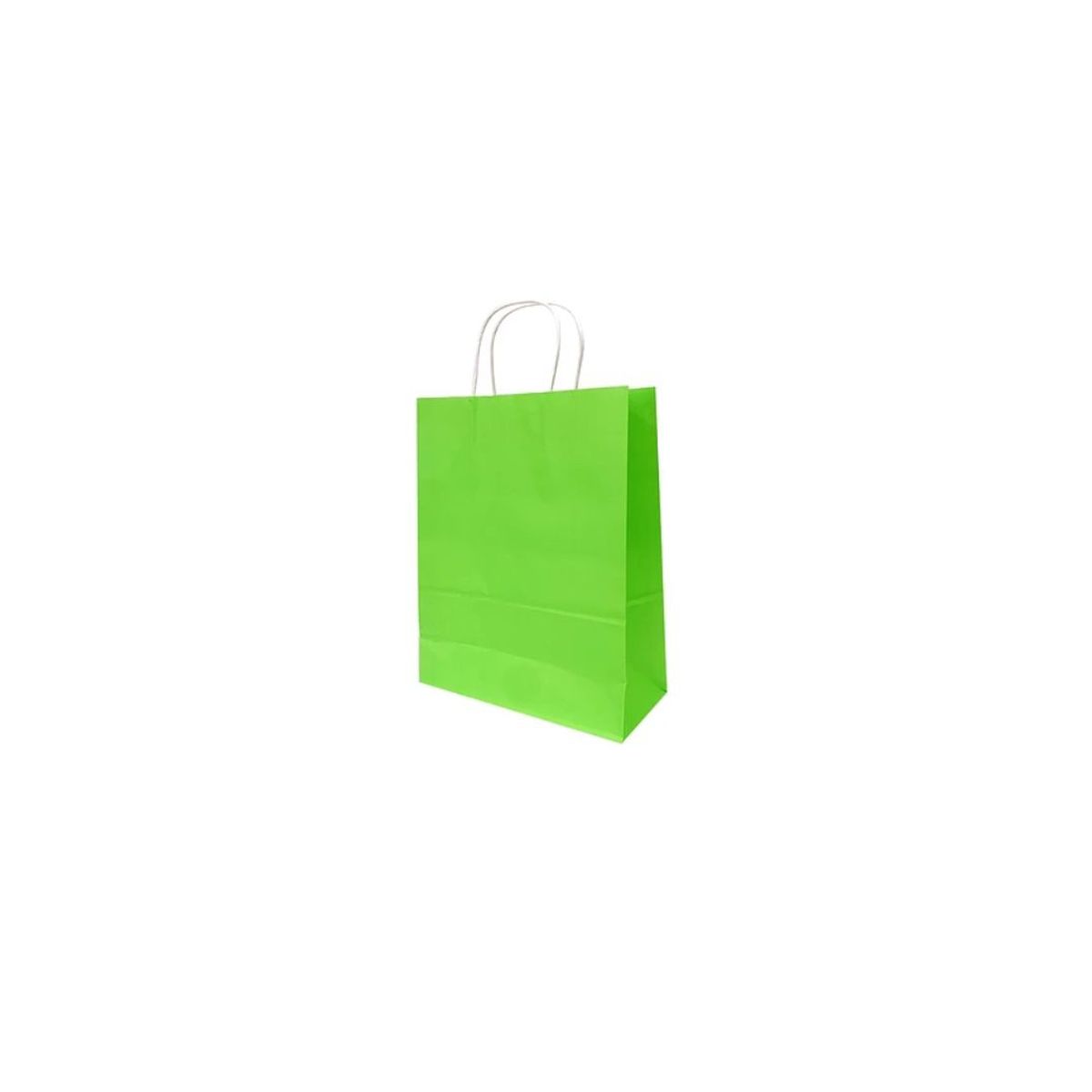 GENERICO - Bolsa De Papel Pequeña Verde 16x22x8cm