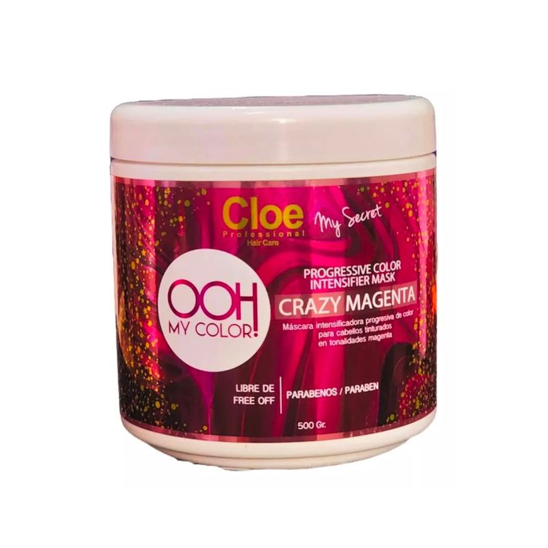CLOE - Mascara Ooh My Color Crazy Magenta 500g Cloe Profesional..-