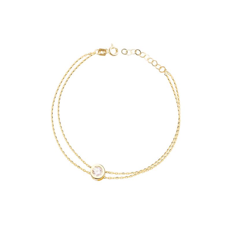 JB JOYAS BARON - Pulsera de Oro 18kt Modelo Punto de luz