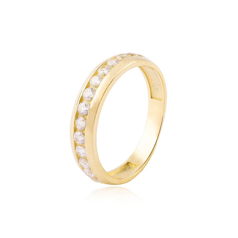 JB JOYAS BARON - Anillos de Oro 18kt Modelo Cintillo Circón