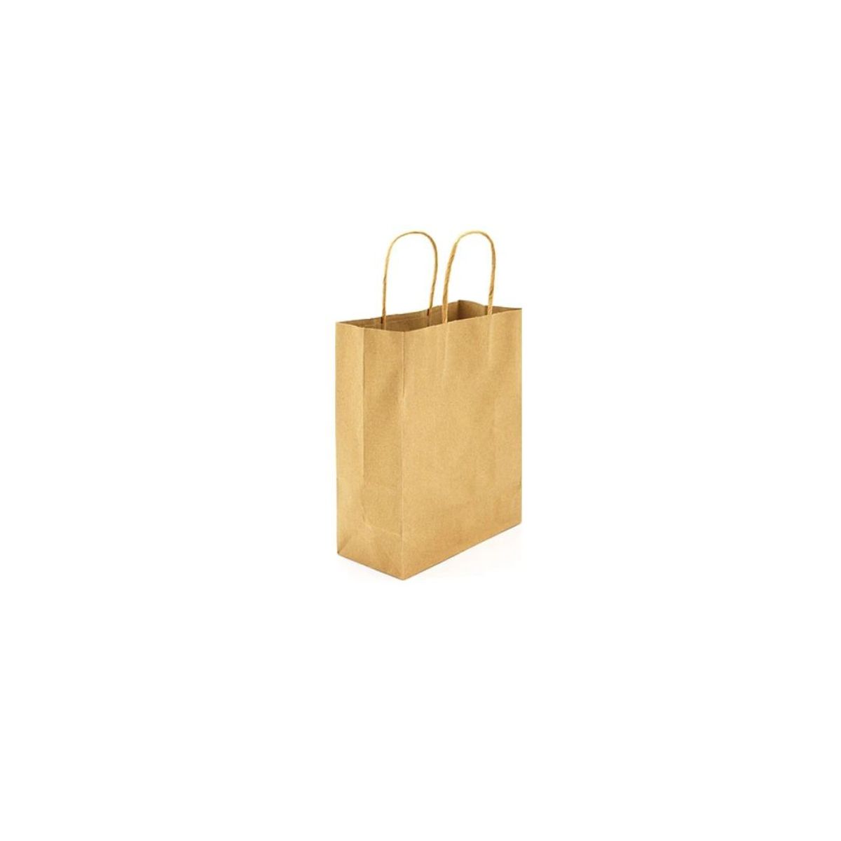 GENERICO - Bolsa De Papel Mediana Kraft 26x22x11cm