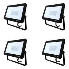 GENERICO - Foco Proyector Led 30w Exterior Pack 4 Unidades