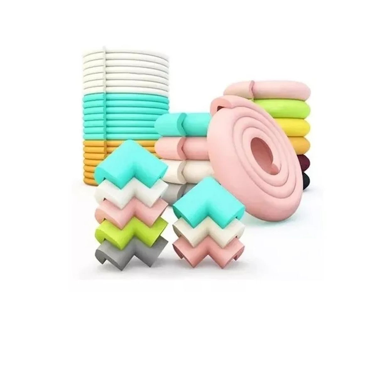 CARIBEE - Kit Seguridad Protectores De Esquinas  Rollos Esquineros 2m