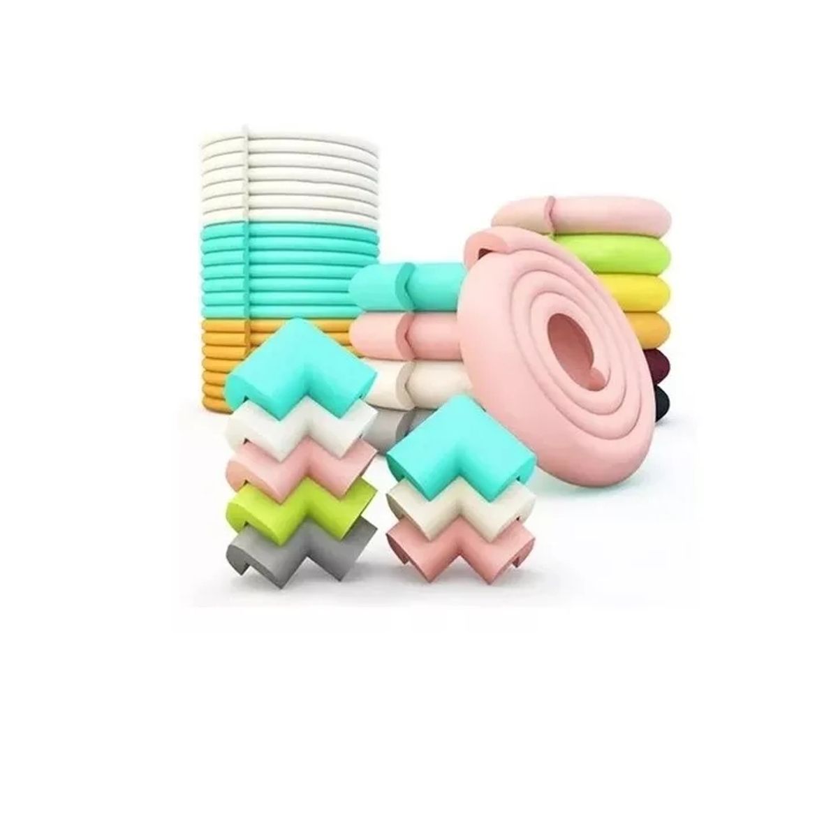 CARIBEE - Kit Seguridad Protectores De Esquinas  Rollos Esquineros 2m