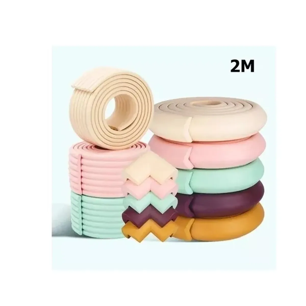 CARIBEE - Kit Seguridad Protectores De Esquinas  Rollos Esquineros 2m