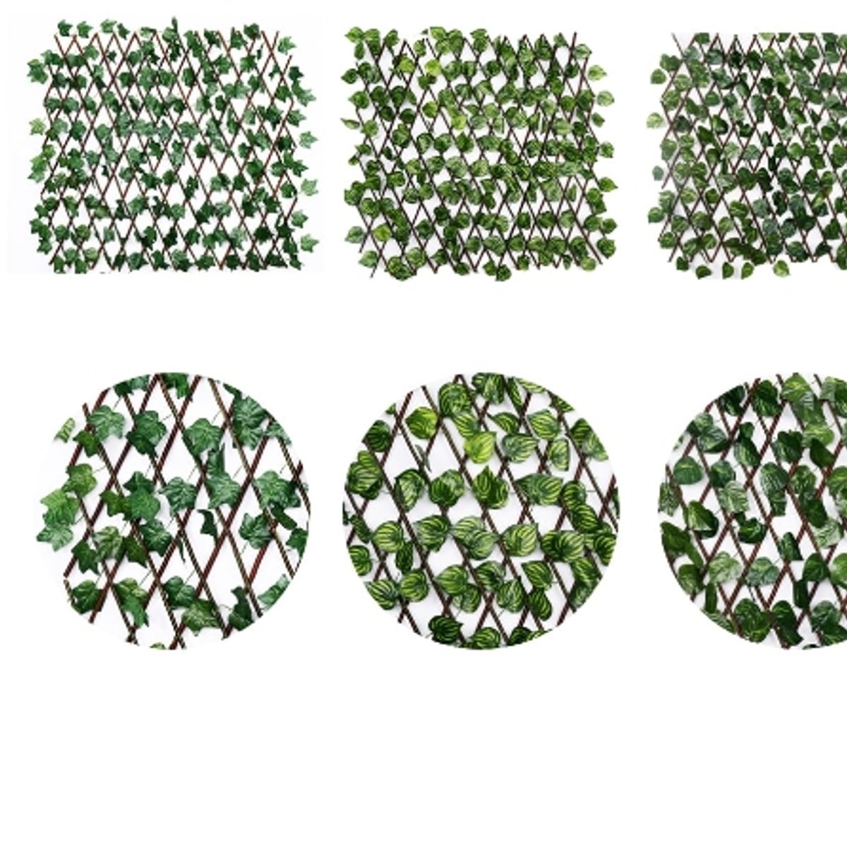 GENERICO - Malla Enredadera Artificial 120X120CM Extendida