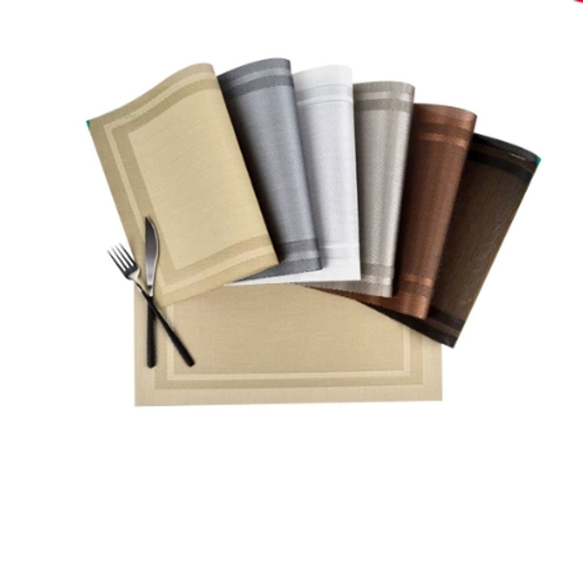 GENERICO - Manteles Individuales Colores Surtidos 30X45CM