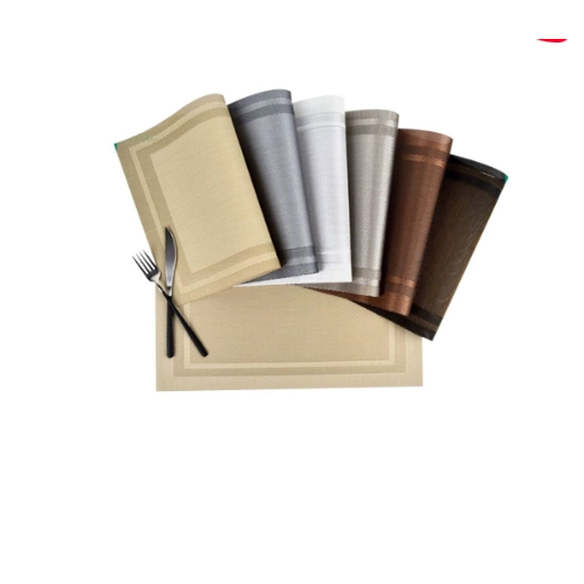 GENERICO - Manteles Individuales Colores Surtidos 30X45CM