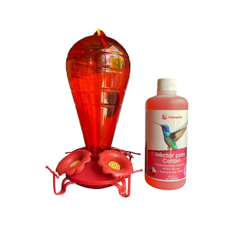 GENERICO - Bebederos completo  nectar de colibrí 500ml