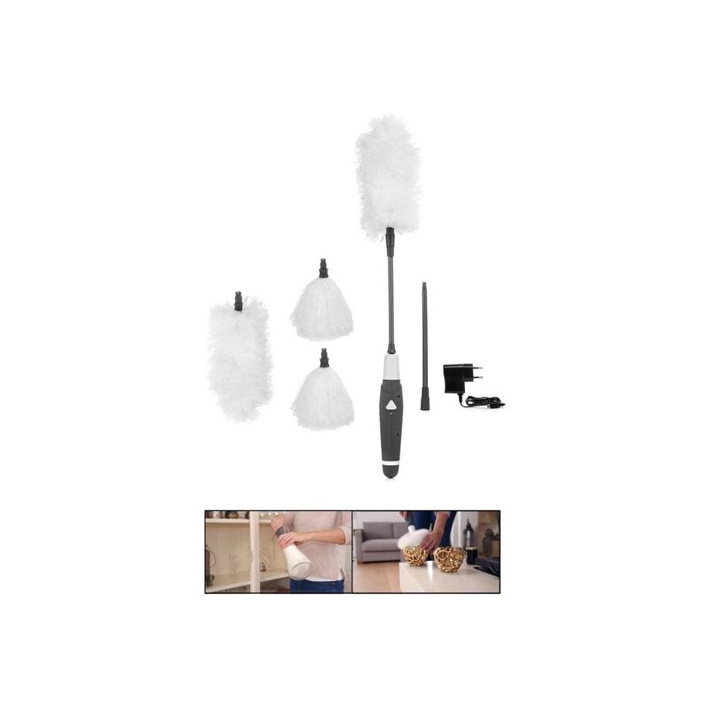 GENERICO - Plumero Mopa Giratorio Extensible 360 Inalambrico Recargable