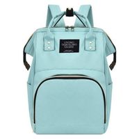 Mochila Pañalera Bolso CELESTE