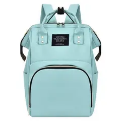 GENERICO - Mochila Pañalera Bolso CELESTE